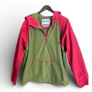 Penfield Olive and Pink Zip-Up Jacket
